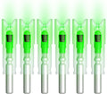 Skiennix Lighted Nocks for Crossbow - ON/OFF Switch Arrow Nocks for Archery Hunting | 6 Pack, .300 ID