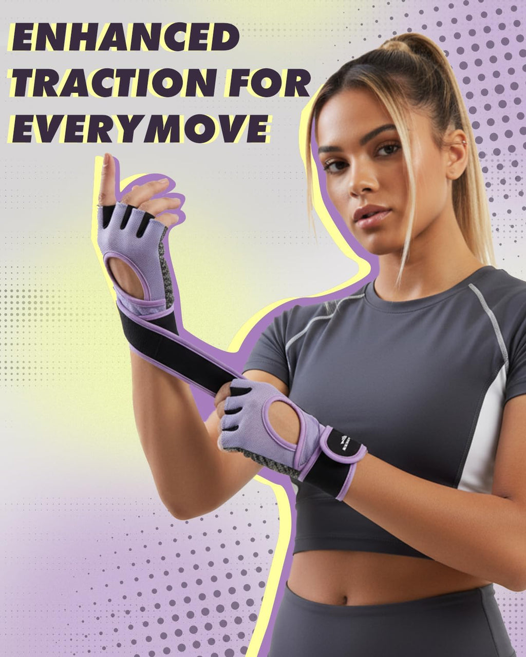 Trideer Weight Lifting Gloves - Full Palm Protection & Wrist Support for Gym Training | Unisex Fitness Gear