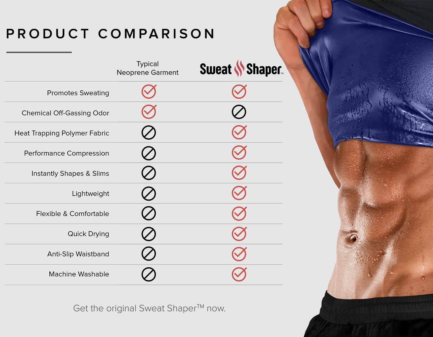 Sweat Shaper Men's Slimming Sauna Tank Top - Premium Workout Vest for Enhanced Performance