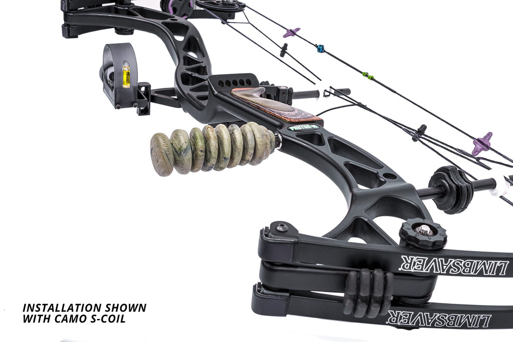 LimbSaver S-Coil Bow Stabilizer, 4-1/2 Inches, Camo