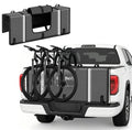 Tanfix Tailgate Pad for Mountain Bikes, 51" Tailgate Protection Pad for Compact & Mid-Size Trucks, Holds Up to 5 Bikes, with Tool Pockets, Backup Camera Access Flap