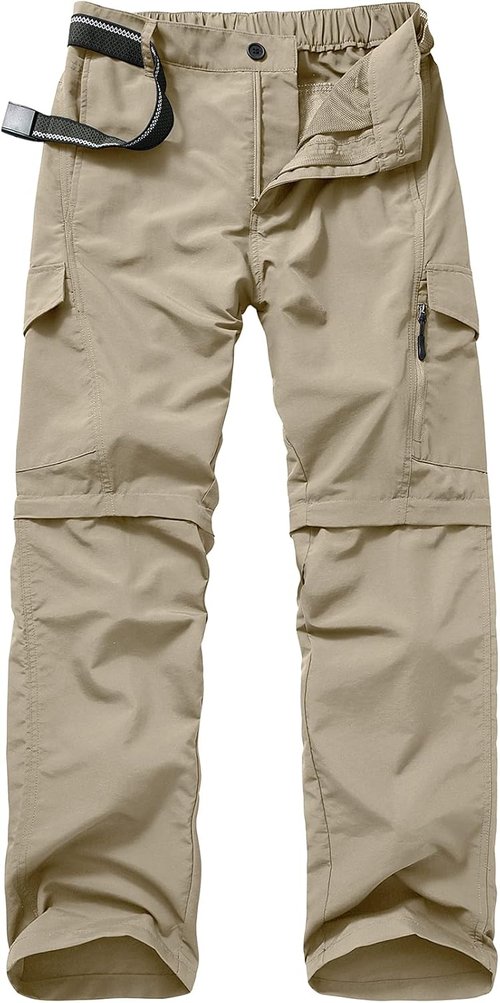 Jessie Kidden Men's Quick-Dry Convertible Hiking Pants - Ideal for Travel & Fishing | Versatile Design