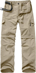 Jessie Kidden Men's Quick-Dry Convertible Hiking Pants - Ideal for Travel & Fishing | Versatile Design