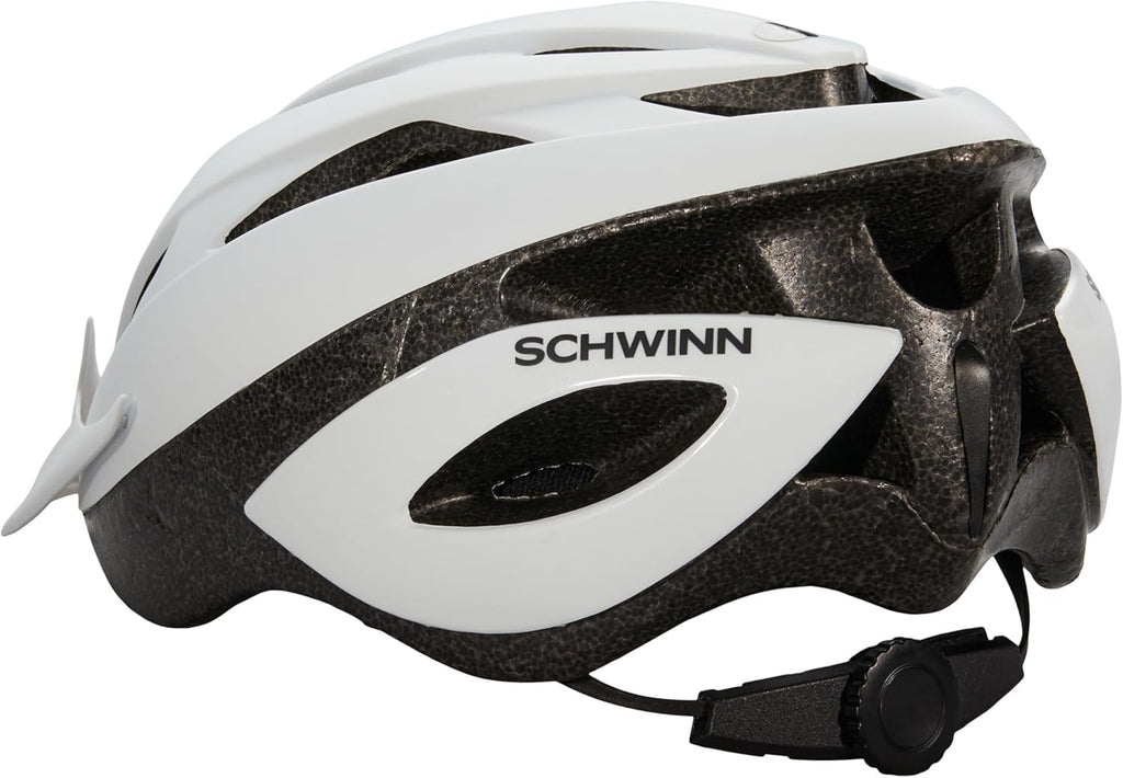 Schwinn Thrasher Adult Bike Helmet - Adjustable Fit 58-62 cm | Comfortable Padding & Air Vents