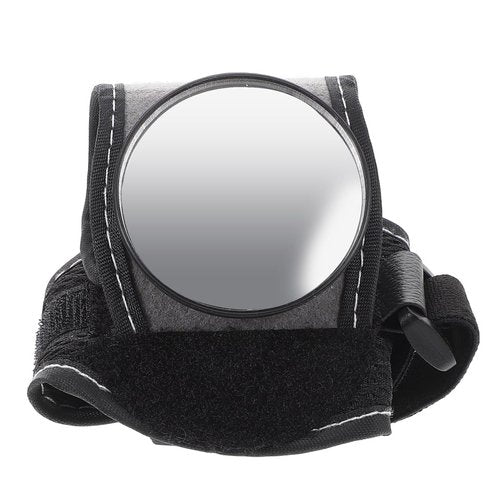 Totority Wearable Cycle Wrist Mirror - Comfortable Nylon Rearview Mirror for Biking Enhanced Safety and Wide Angle Visibility
