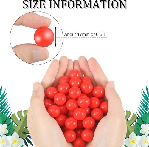 Civaner 68 Caliber Reusable Projectiles - Solid Plastic Nylon Paintballs for Defense & Practice