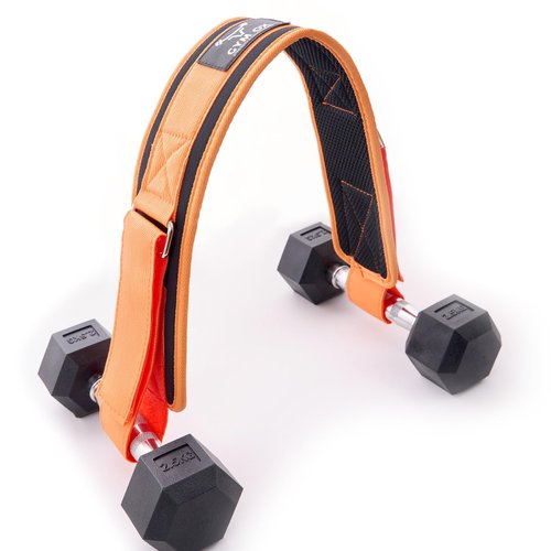 GYM OX Exercise Hip Thrust Belt for Dumbbells Heavy,Hip Thruster, Dumbbell Hip Thrust Belt for Weights Hip Thrust Bar,Booty Belt for Hip Thrust Orange