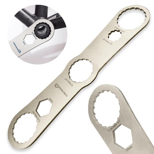 groword Multi -function Bottom Bracket Wrench，Suitable for BB wrench in 39 40.5 44mm outer diameter，16 Notch