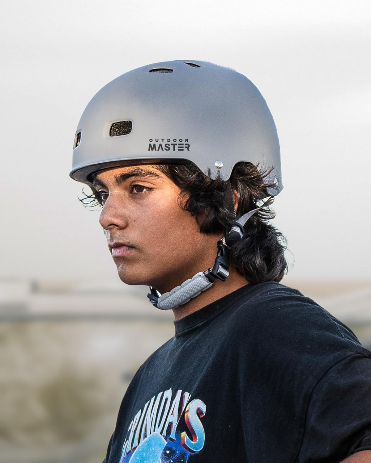 OutdoorMaster Skateboard Cycling Helmet - Snug Fit for Adults, Youth & Kids | Ventilated Multi-Sport Design