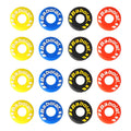PKRFCJ 16pcs Rubber Tire Shape Vibration Dampener, Tennis Racket Dampener, Helps You Control The Racket Well and Enhances The Comfort of Hitting The Ball, Suitable for Tennis and Squash Players