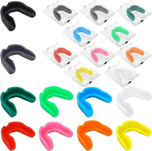 Frienda Sport Mouth Guards - 10 Pcs Gum Shield for Teeth Protection | Ideal for Boxing, Basketball, Football, and More