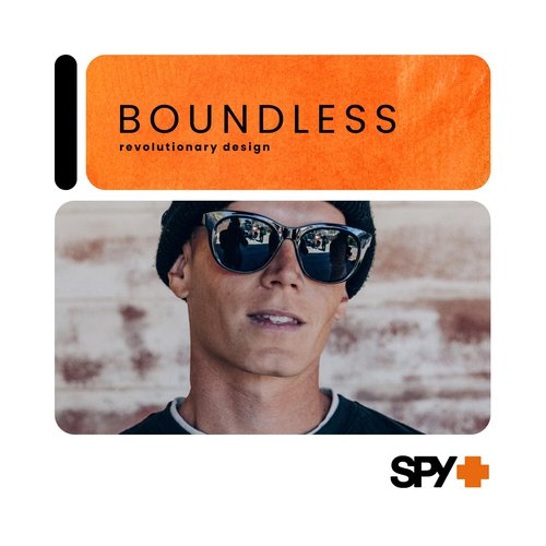 Spy Boundless 6700000000118 53 MM Black/Gray Cateye Sunglasses for Men for Women +Bundle with Accessory Eyewear Kit