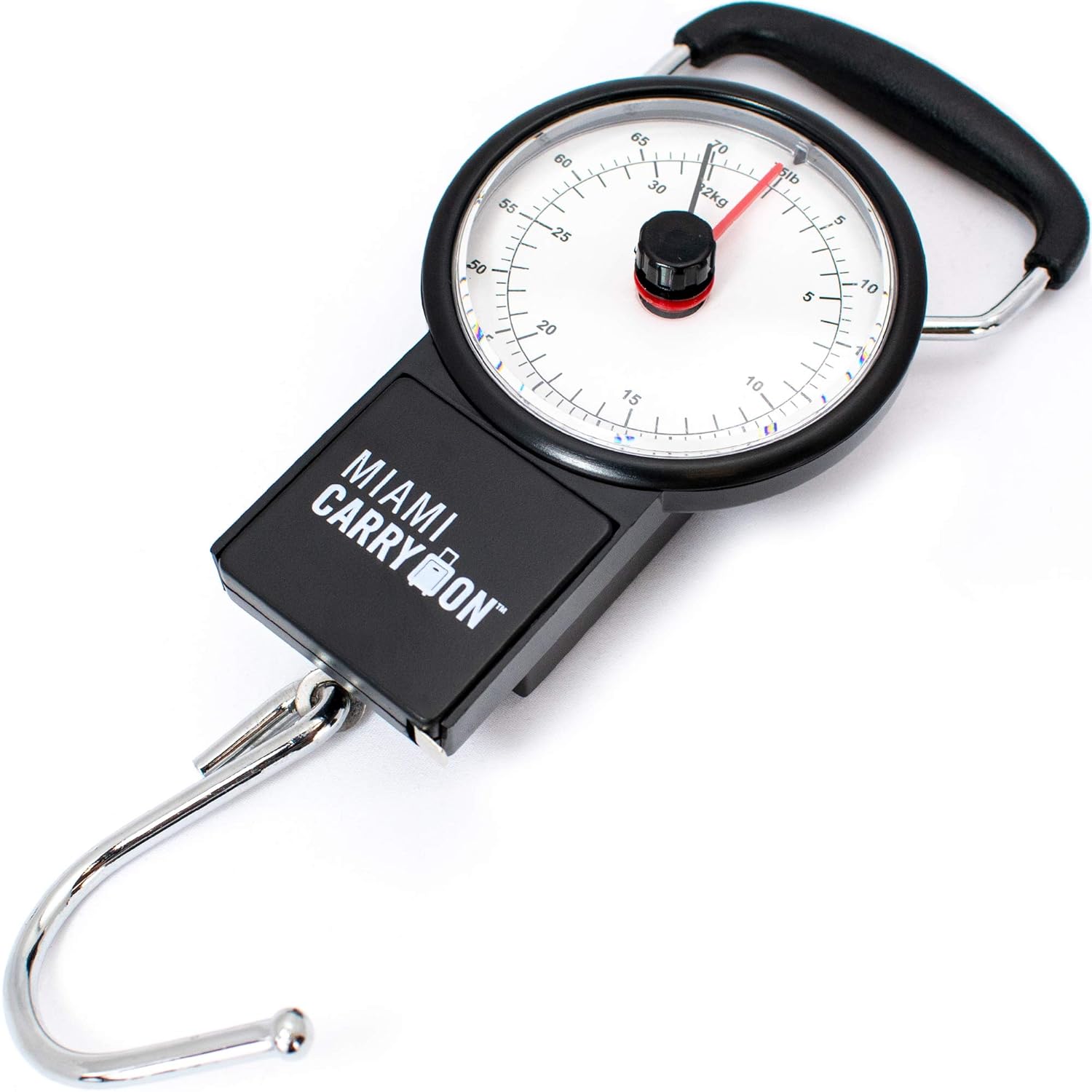 Skiennix Mechanical Luggage Scale - Accurate Weighing Up to 75 Pounds with Built-In Tape Measure
