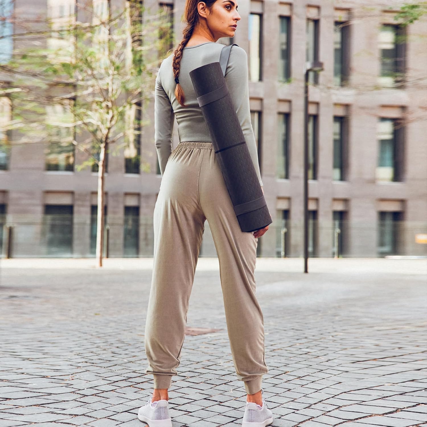 TRIUNION Women's Jogger Pants - Soft Tapered Sweatpants with Pockets | 2 Pack Drawstring Lounge Wear