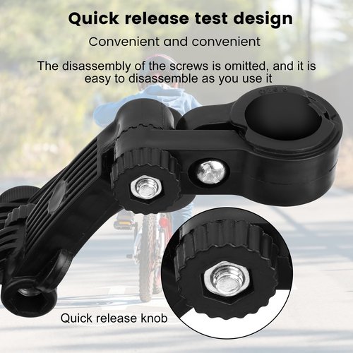 Oumers Bicycle Mudguard, Kid's Adjustable Bicycle Front and Rear Mud Guard, Portable Bike Fenders Cycling Mudguard Easy Install Bike Fenders Cycling Tires Mud Fenders Fit for 16/ 18In