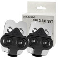 NAACOO Bike Cleats Compatible with Shimano SPD SM-SH51 Cleats - Spin Peloton Indoor Cycling Clips & Mountain MTB Bike Bicycle Cleat Set -4° Degree Float (SH51 - B)