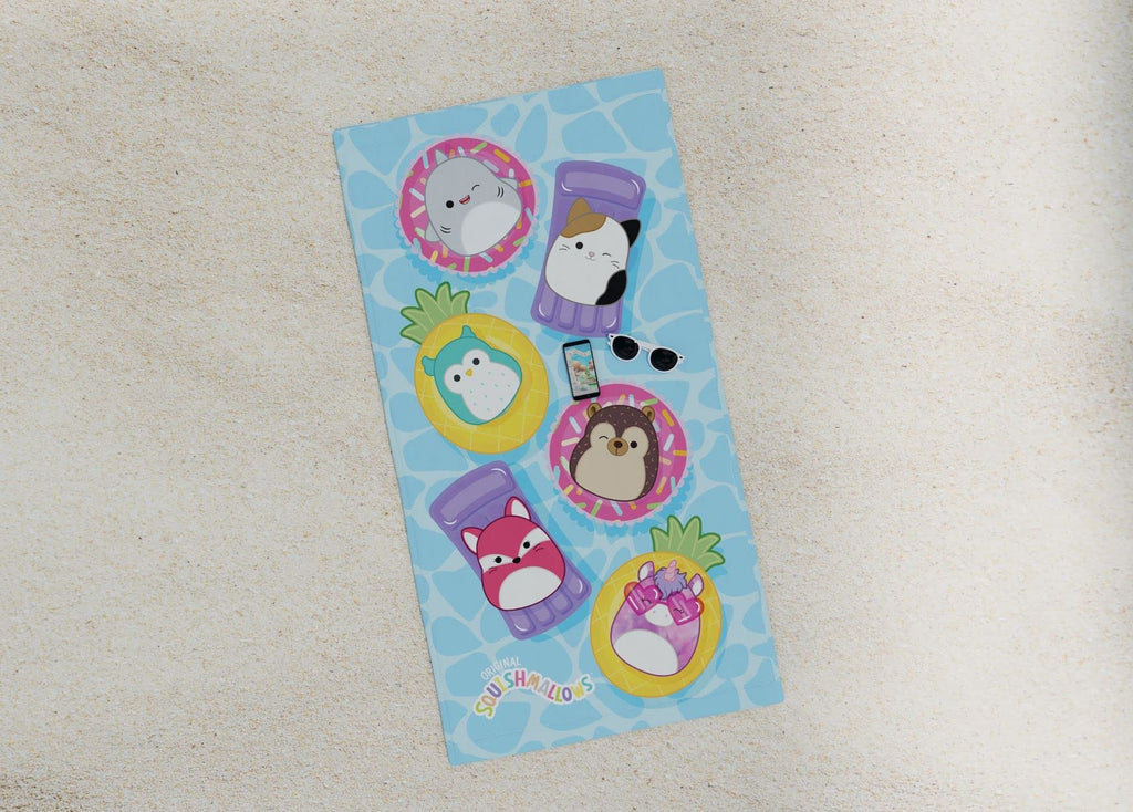 Franco Squishmallows Super Soft Cotton Bath/Pool/Beach Towel, 58 in x 28 in