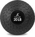 ProsourceFit Slam Medicine Balls - Smooth & Textured Grip for Strength Training | 5-50lbs Options