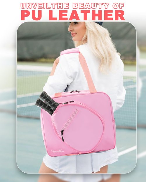 MANUEKLEAR 100% Waterproofing Pickleball Bags for Men and Women, Crossbody Sling Pickle Ball Bag Tote
