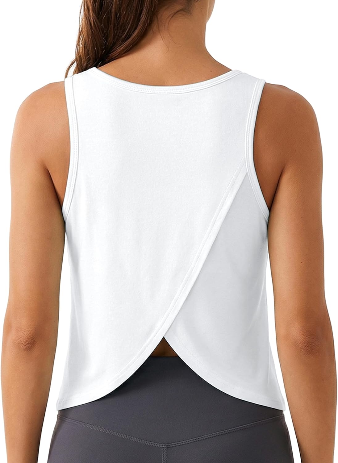 Quenteen Workout Tops - Women's V-Neck Cropped Sleeveless Tank for Gym & Yoga | Stylish Athletic Wear
