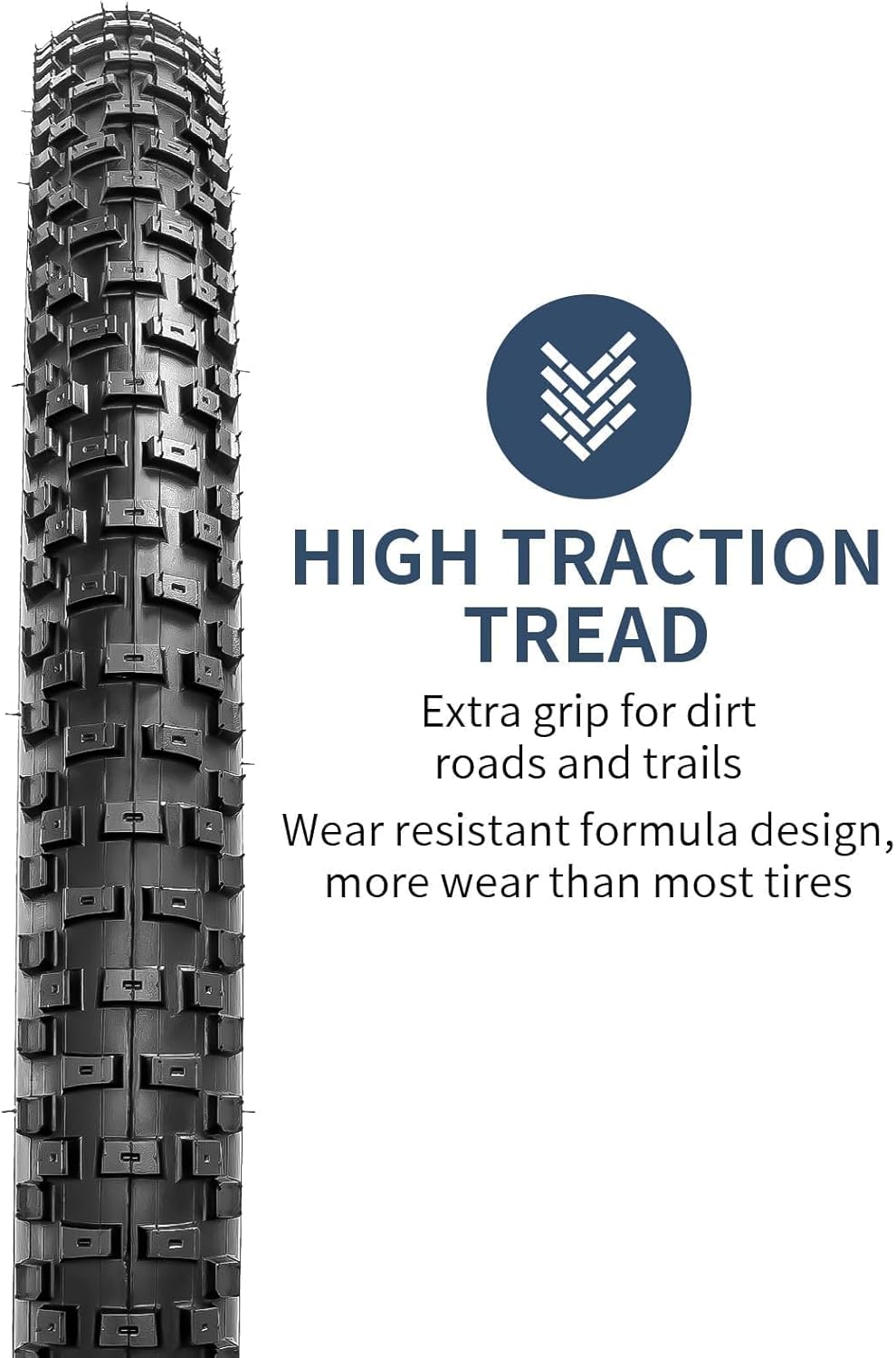 YUNSCM 26" Mountain Bike Tires - Heavy Duty 26x2.30 Tubes | Off-Road Compatibility & Schrader Valve