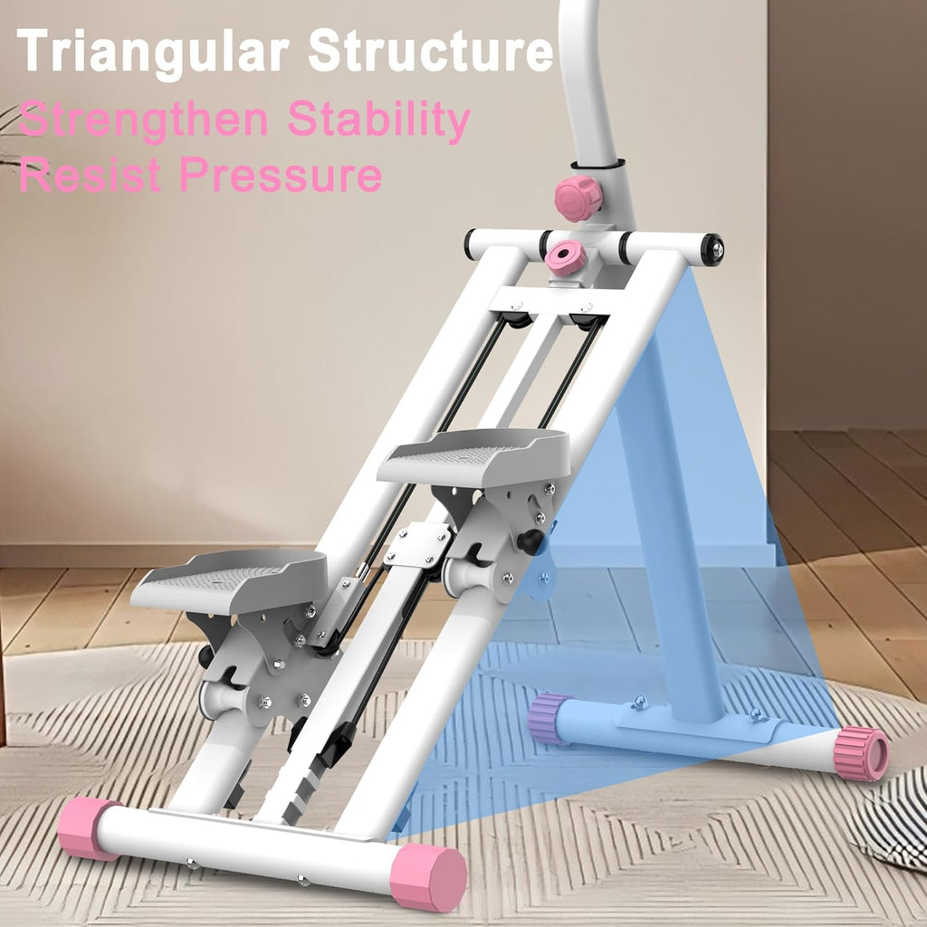 Vertical Climber Machine by [Brand Name] - Full-Body Stair Stepper for Home Use | 265lbs Capacity, Adjustable Handlebar