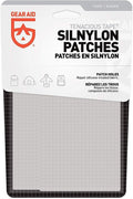GEAR AID Tenacious Tape Silnylon Patches - Durable Silicone Tent & Tarp Repair, 3” x 5”