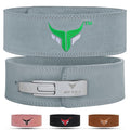 Mytra Fusion Leather Powerlifting Belt for Men and Women (10MM Thick & 4" Wide) - Premium Weight lifting Belt with Adjustable Lever Buckle for Gym, Squats, Bodybuilding & Deadlifts