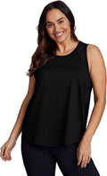 RBX Active Women's Workout Top - Breathable Mesh Panels & Quick-Drying Gym Tank | Plus Sizes Available