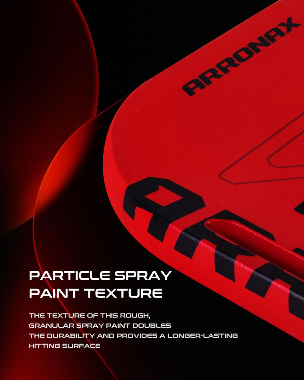 Pickleball Paddles, Carbon Fiber Pickleball Paddle with Paddles Cover, Aerodynamic Openpickleball Paddle, Pickle Ball Pellet Painted Edgeless Style (ARX1-Rose red)