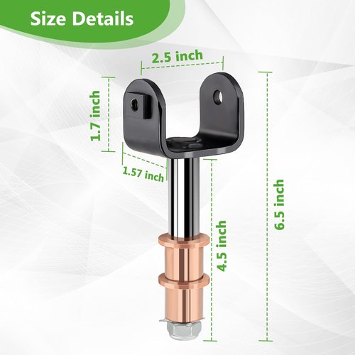 10L0L Front End King Pin Repair Kit for Club Car Precedent 2004 & up Golf Cart, Replace OEM 102287201, 103638601, 102288201, 102288401