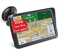 GPS Navigator - 9-Inch Touch Screen with 2026 Maps | Real Voice Turn-by-Turn Directions & Speed Alerts