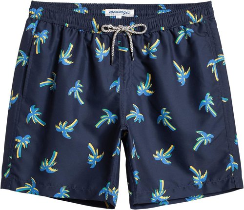 Maamgic Men's Swim Trunks - Quick Dry Swim Shorts with Mesh Lining | Fun 7-Inch Bathing Suits