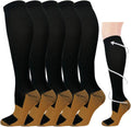 Skiennix Graduated Compression Socks - 20-30mmHg Knee High Support for Travel & Running