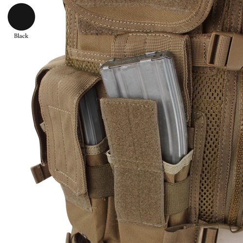 Condor Cross Draw Vest/Tactical Belt (Black, Medium/Large)