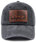 Christian Gifts for Women Men, Faith Over Fear Jesus Hat, American Flag Religious Leather Patch Baseball Cap, Birthday Jesus Gifts for Dad Mom Friend Black
