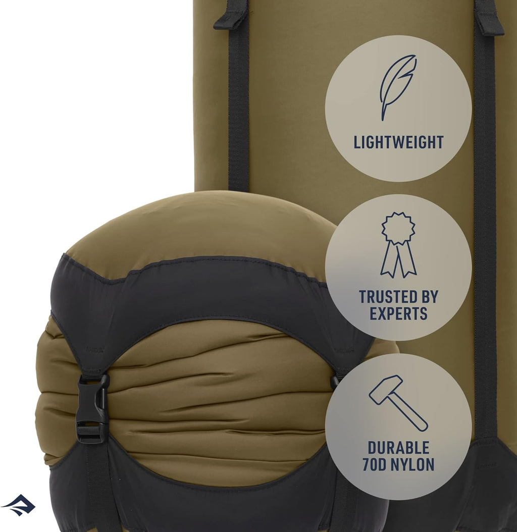 Sea to Summit Lightweight Compression Sack - Space-Saving Travel Storage for Outdoor Adventures
