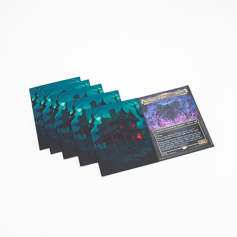 Card Sleeves for Collectible Cards - 100 Count Protectors by Arcanum Industries
