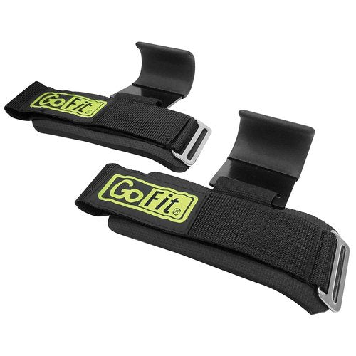 GoFit GF-UPLHK Ultra Pro Lifting Hooks Black