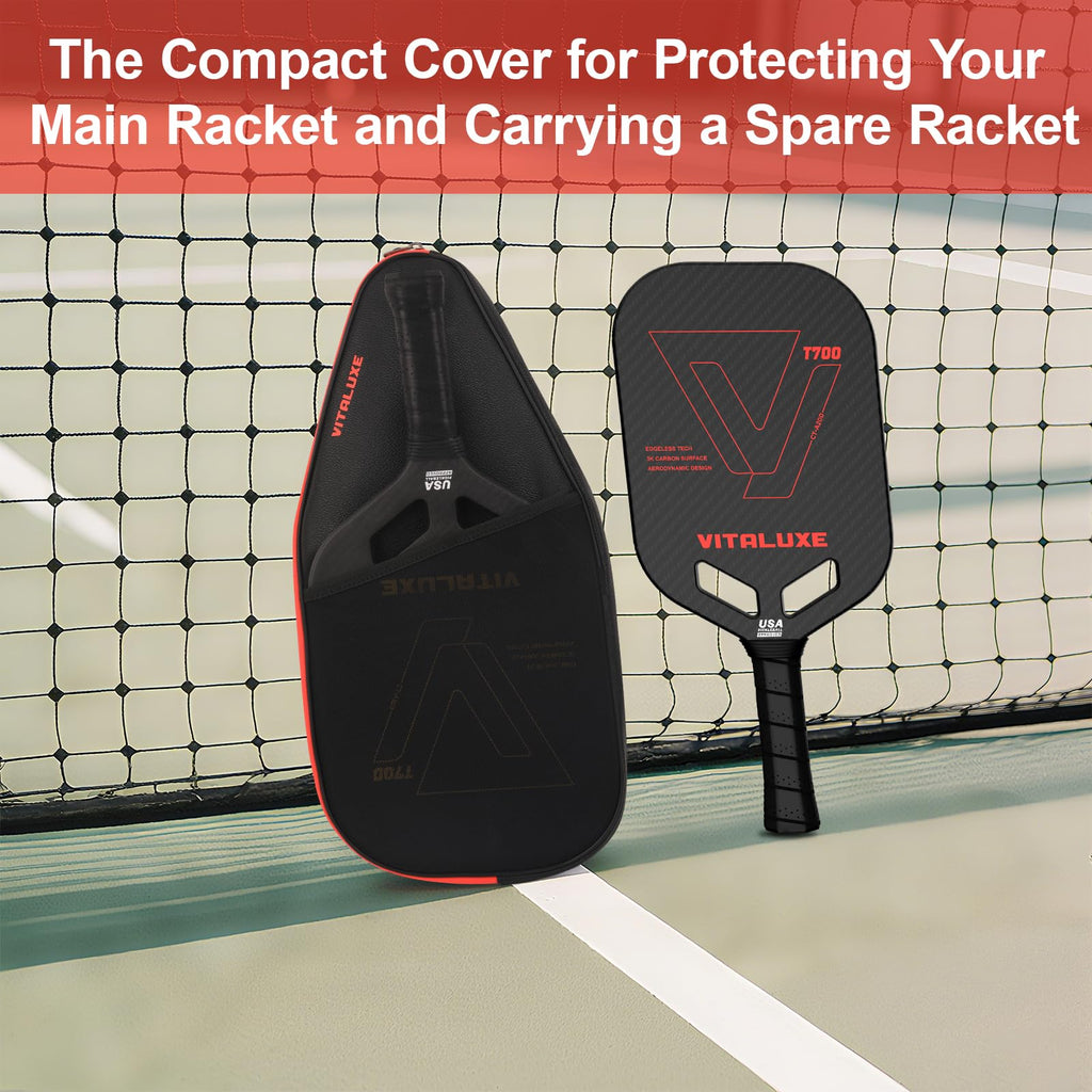 VITALUXE Pickleball Bag, Pickleball Paddle Cover/Case, Universal Size, Accessory for Gift, Compatible with USAPA Standard Rackets for Men & Women
