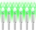 Skiennix Lighted Nocks for Arrows - 6PCS with .204/.233/.244/.246 Diameter & H/S/GT Bushings
