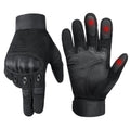 HYCOPROT Utility Tactical Gloves for Men,Motorcycle & Shooting Glove with Touchscreen Hard Shell Palm Pad Knuckle Protection Durable Work Security Military Gear for Airsoft Hunting Riding Cycling