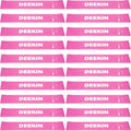 Deekin 20 Pcs Resistance Bands Resistance Loop Exercise Bands Exercise Equipment Elastic Drag Ring for Women and Men Home Fitness, Gym, Yoga(25-30 Lbs,Pink)