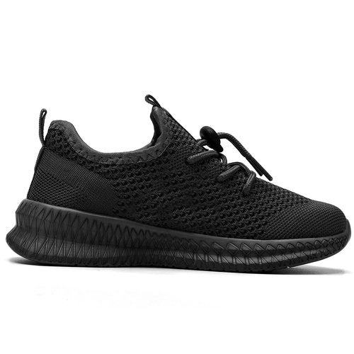 CDLHHM Kids Running Shoes for Boys and Girls – Lightweight Mesh Athletic Sneakers with Non-Slip Sole, Breathable Walking & Tennis Shoes for Toddler, Little Kid, Big Kid Black Size 1.5
