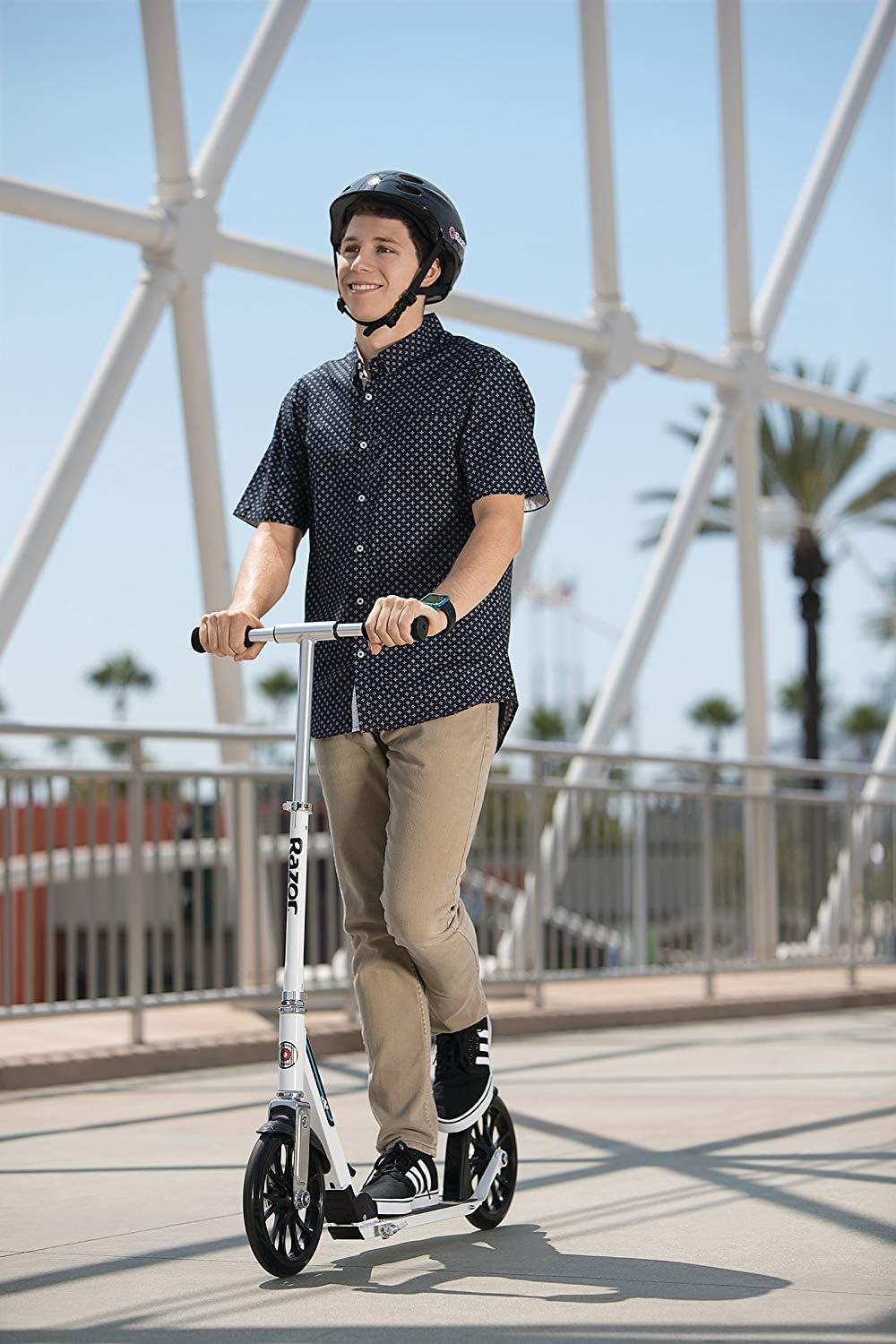 Razor A6 Kick Scooter for Kids 8+ | Extra-Tall Handlebars & Longer Deck, 10" Wheels, Anti-Rattle Tech