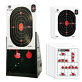 Atflbox 7 x 9 Inch BB Gun Target Trap with 110pcs Paper Target and Spinning Shooting Targets