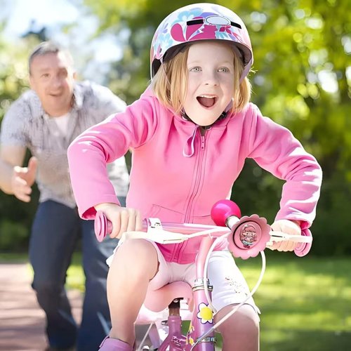 BDTTYQ Loud Bike Air Horn for Bicycles - Easy Install Retro Classic Horn for Kids Adults, DIY Twist Bell for Mountain Bike, Kids Bike, Golf Cart Vehicle Accessories (Orange)
