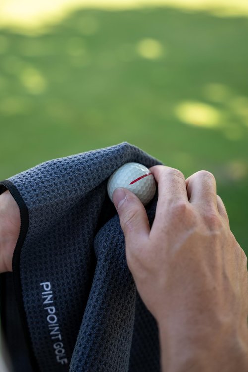 PPG Magnetic Golf Towel, Dark Gray | Premium Microfiber Golf Towel with Absorbent Waffle Pockets | Strong Magnet for Strong Connection to Golf Carts or Clubs | 24” x 16”