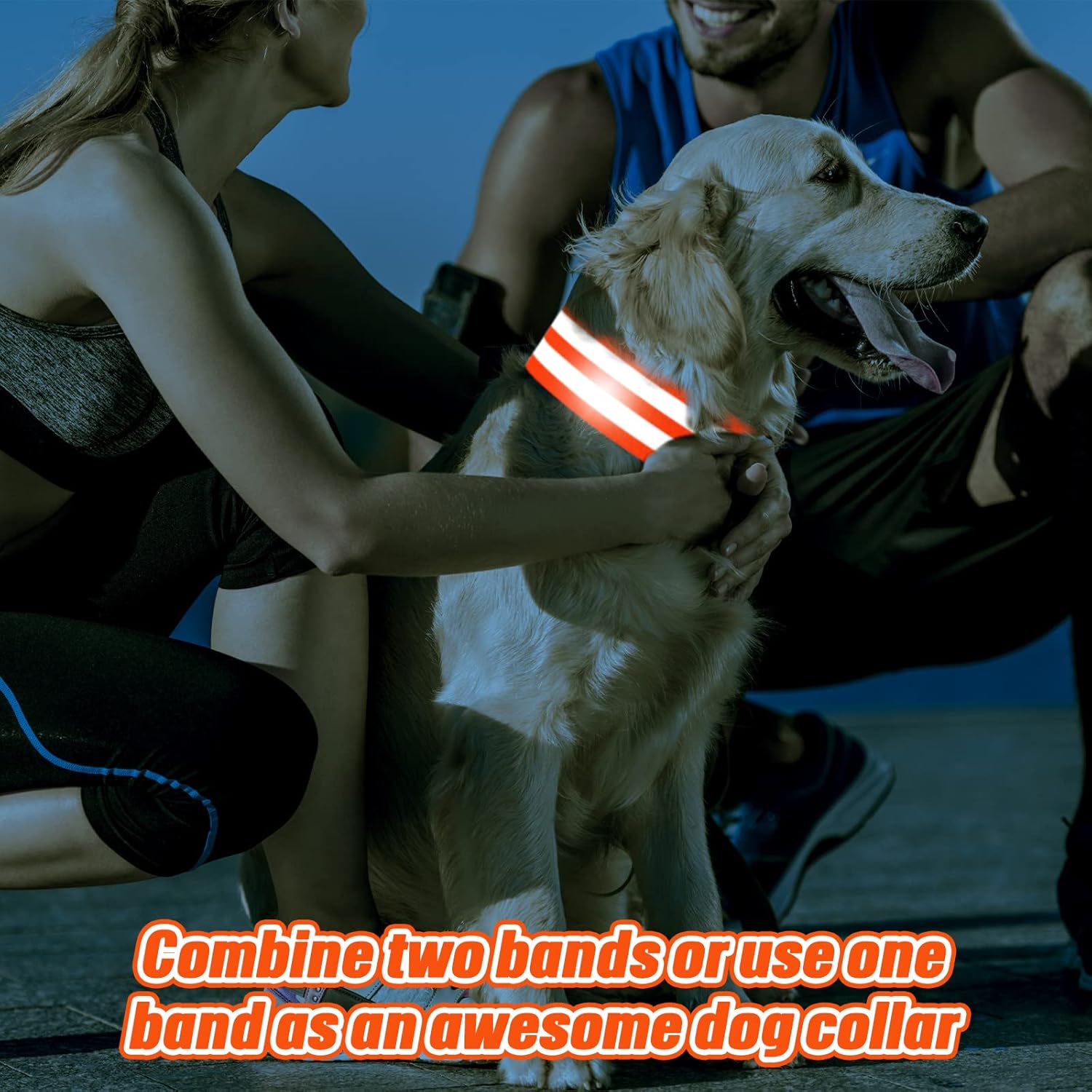 Zubebe Reflective Bands - 48 High Visibility Safety Straps for Wrist, Arm, Ankle & Leg | Perfect for Night Walking, Cycling & Running