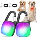 Skiennix Dog Lights - 2 Pack LED Rechargeable Safety Collar Lights with 4 Modes | IP68 Waterproof for Night Walking & Outdoor Activities